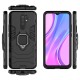 Чохол для Xiaomi Redmi 9 Transformer Ring ударостійкий з кільцем чорний