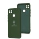 Чохол для Xiaomi Redmi 9C Full Premium Тризуб зелений / dark green