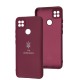 Чохол для Xiaomi Redmi 9C Full Premium Тризуб бордовий / marsala