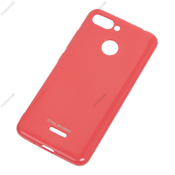 Чохол для Xiaomi Redmi 6 Molan Cano Jelly глянець рожевий фуксія