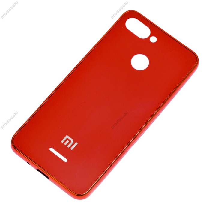 Чохол для Xiaomi Redmi 6 Silicone case (TPU) червоний
