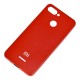 Чохол для Xiaomi Redmi 6 Silicone case (TPU) червоний