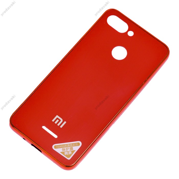 Чохол для Xiaomi Redmi 6 Silicone case (TPU) червоний