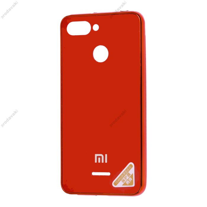 Чохол для Xiaomi Redmi 6 Silicone case (TPU) червоний