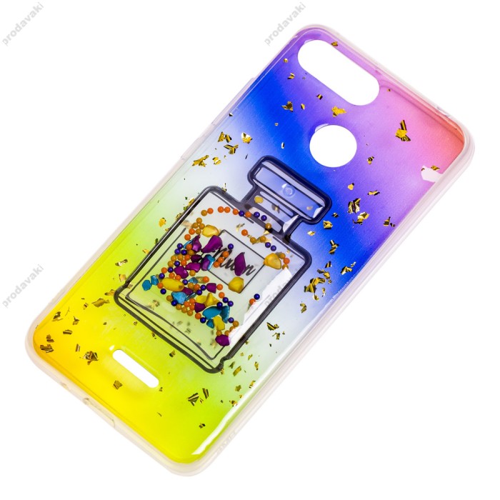 Чохол для Xiaomi Redmi 6 Multi confetti синій "духи"