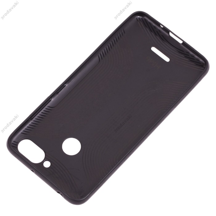 Чохол для Xiaomi Redmi 6 Leather + блискітки червоний