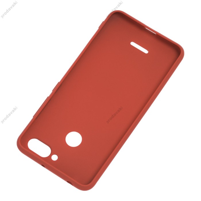 Чохол для Xiaomi Redmi 6 Carbon New червоний