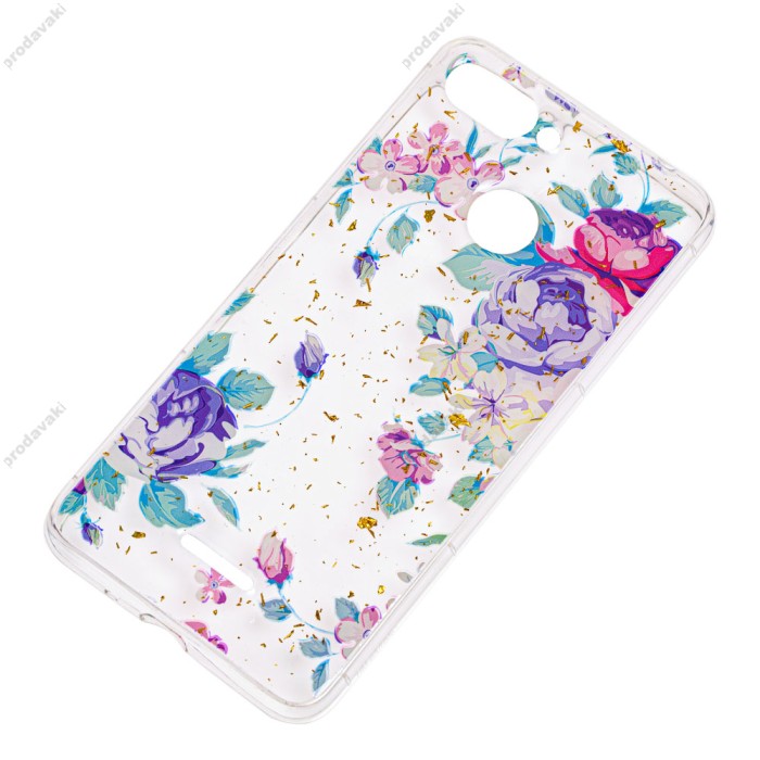 Чохол для Xiaomi Redmi 6 Flowers Confetti "квіти"