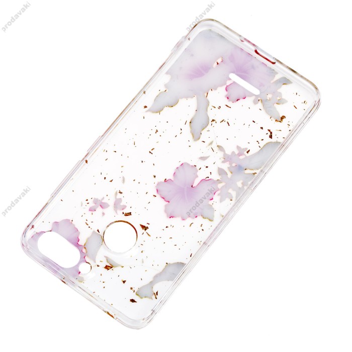 Чохол для Xiaomi Redmi 6 Flowers Confetti "китайська троянда"