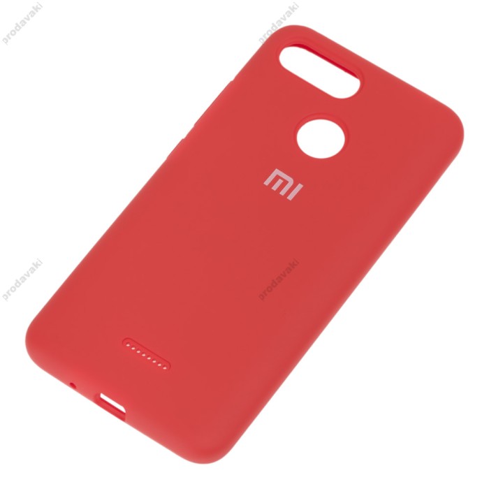 Чохол для Xiaomi Redmi 6 Silicone Full червоний