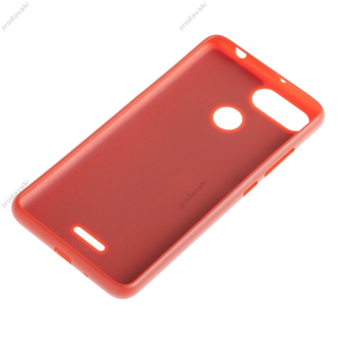 Чохол для Xiaomi Redmi 6 Textile червоний