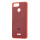 Чохол для Xiaomi Redmi 6 Textile червоний