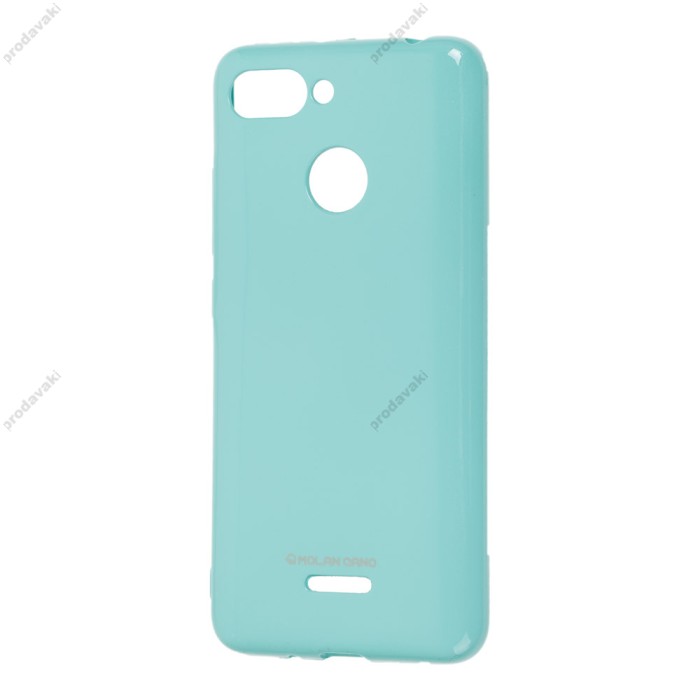Чохол для Xiaomi Redmi 6 Molan Cano Jelly глянець бірюзовий