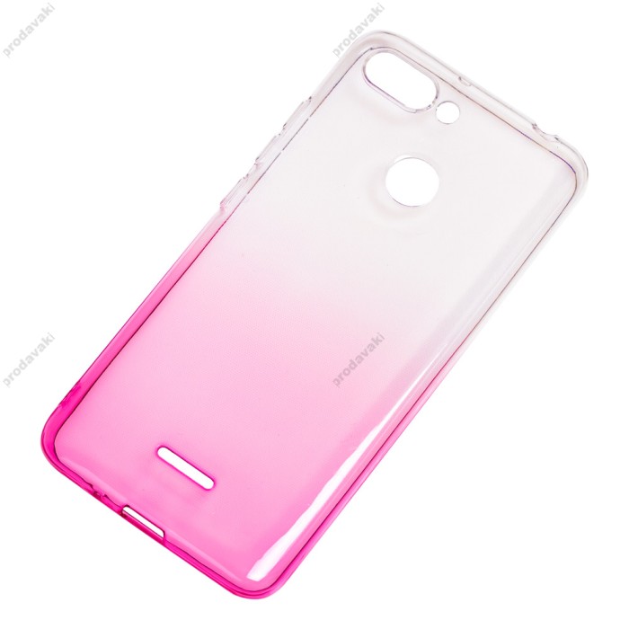 Чохол для Xiaomi Redmi 6 Gradient Design рожево-білий