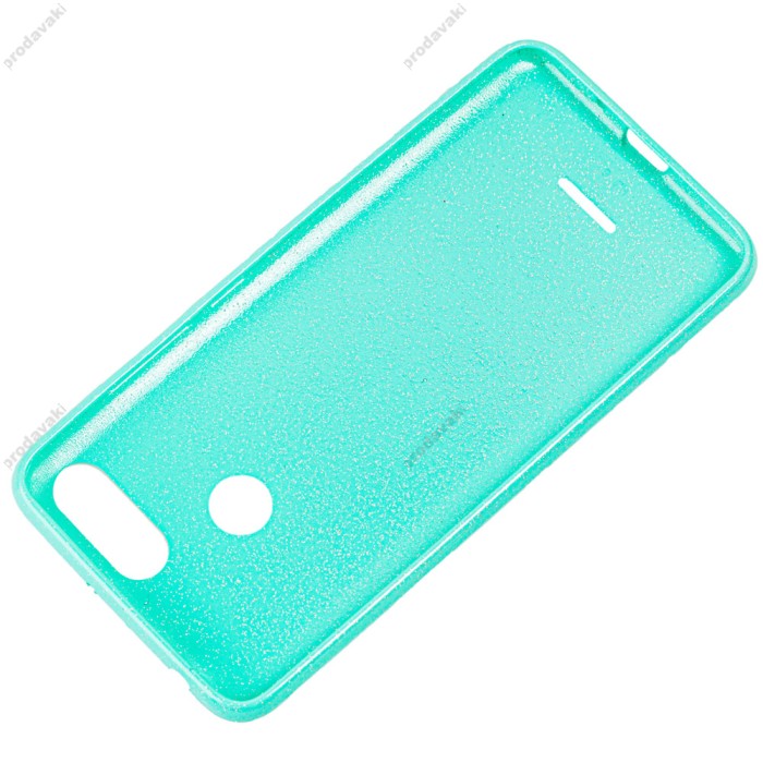 Чохол для Xiaomi Redmi 6 Shiny dust бірюзовий