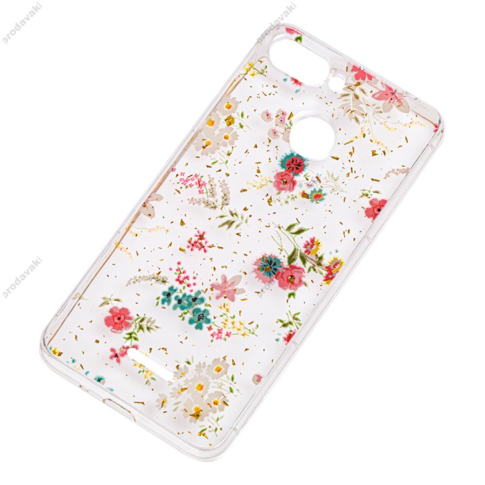 Чохол для Xiaomi Redmi 6 Flowers Confetti "польові квіти"