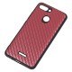 Чохол для Xiaomi Redmi 6 hard carbon бордовий
