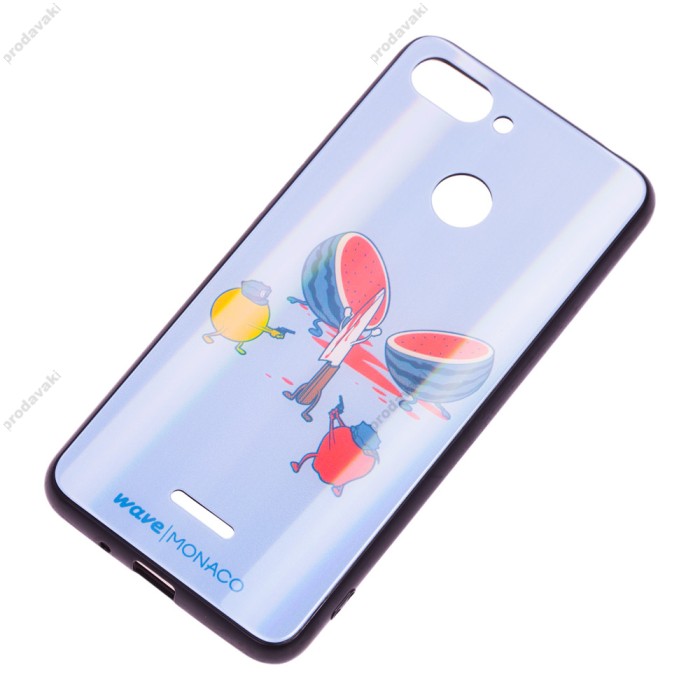 Чохол для Xiaomi Redmi 6 Wave Monaco "кавун" блакитний