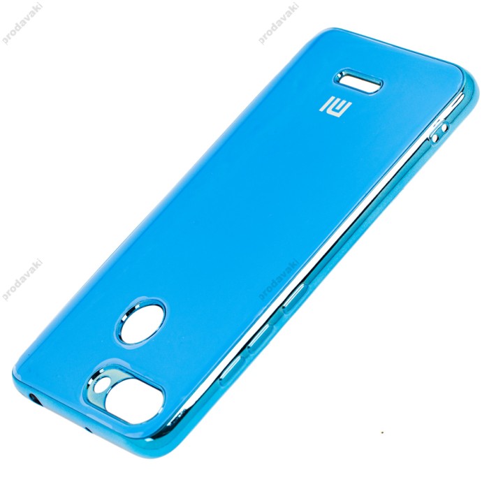 Чохол для Xiaomi Redmi 6 Silicone case (TPU) блакитний