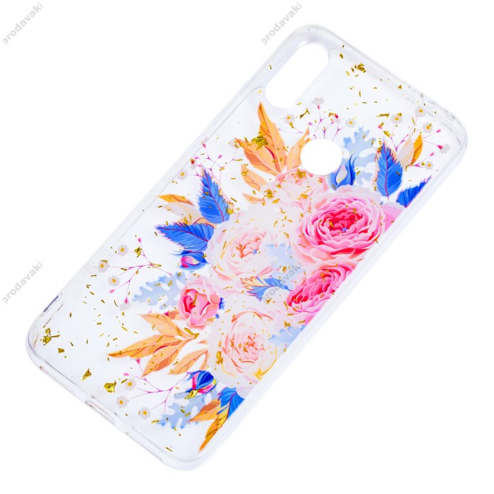 Чохол для Xiaomi Redmi Note 7 Flowers Confetti "кущова троянда"