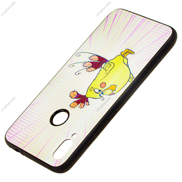 Чохол для Xiaomi Redmi Note 7 glass "Angry Birds" Matilda