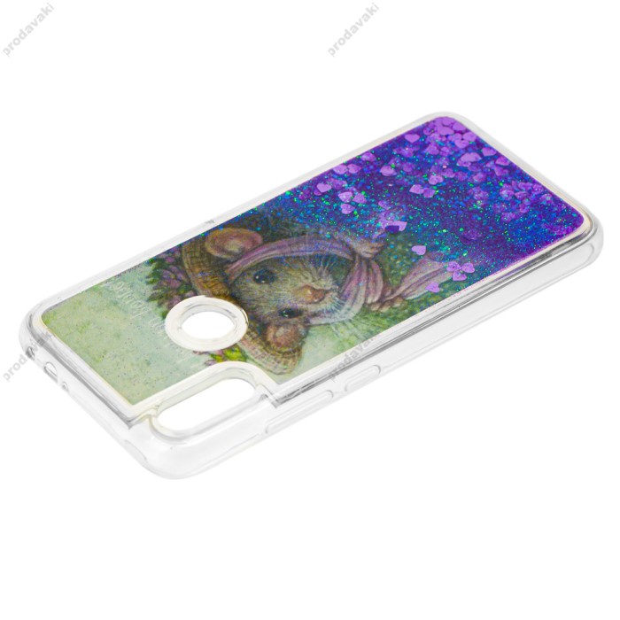 Чохол для Xiaomi Redmi Note 7 Блискучі вода "mouse мадам"