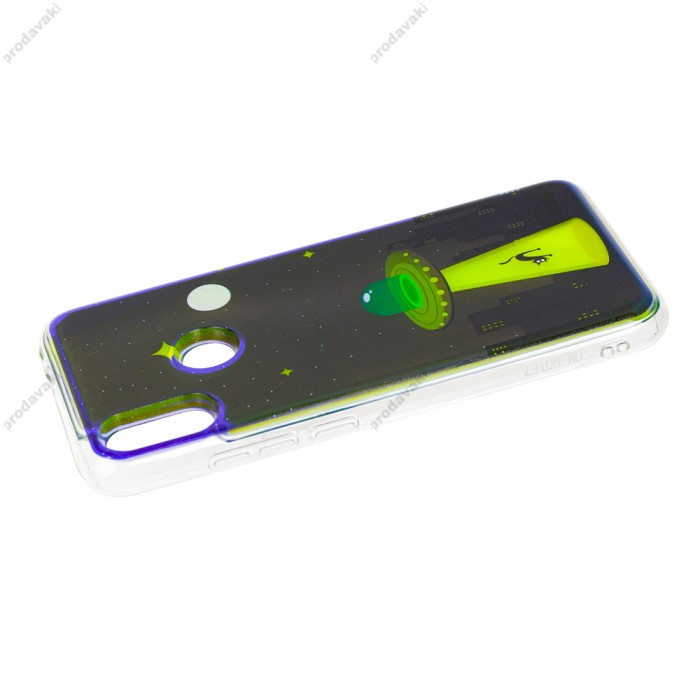 Чохол для Xiaomi Redmi Note 7 "рідкий пісок" жовтий НЛО