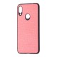 Чохол для Xiaomi Redmi Note 7 Hard Textile рожевий