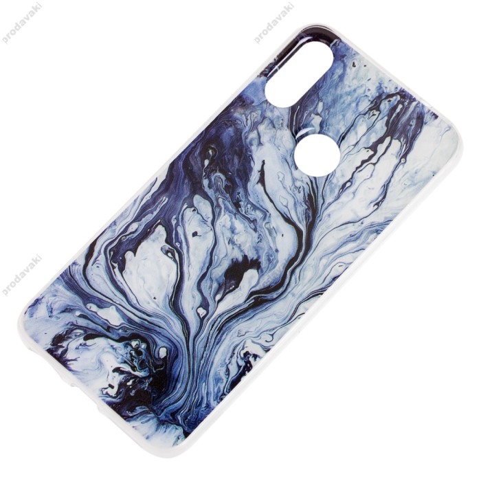 Чохол для Xiaomi Redmi Note 7 мармур "морська безодня"