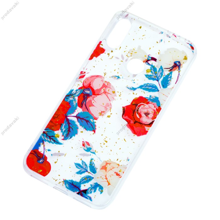 Чохол для Xiaomi Redmi Note 7 Flowers Confetti "троянда"