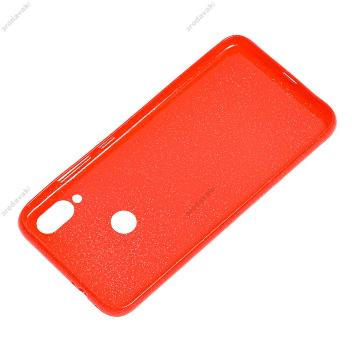 Чохол для Xiaomi Redmi Note 7 Shiny dust червоний