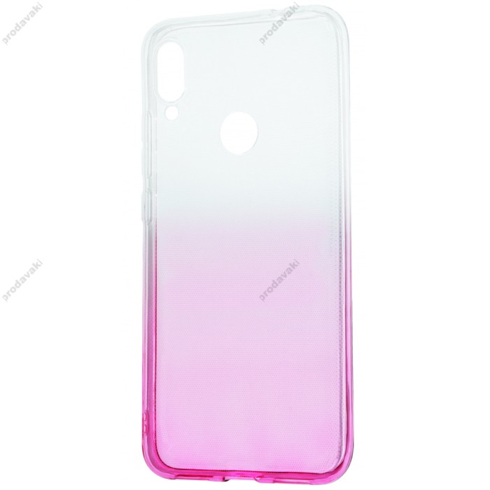 Чохол для Xiaomi Redmi Note 7 Gradient Design рожево-білий