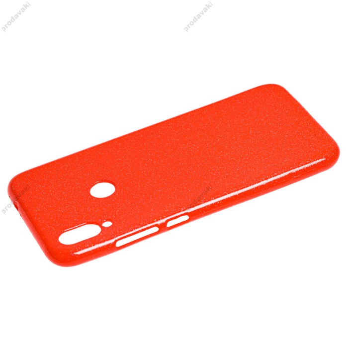 Чохол для Xiaomi Redmi Note 7 Shiny dust червоний