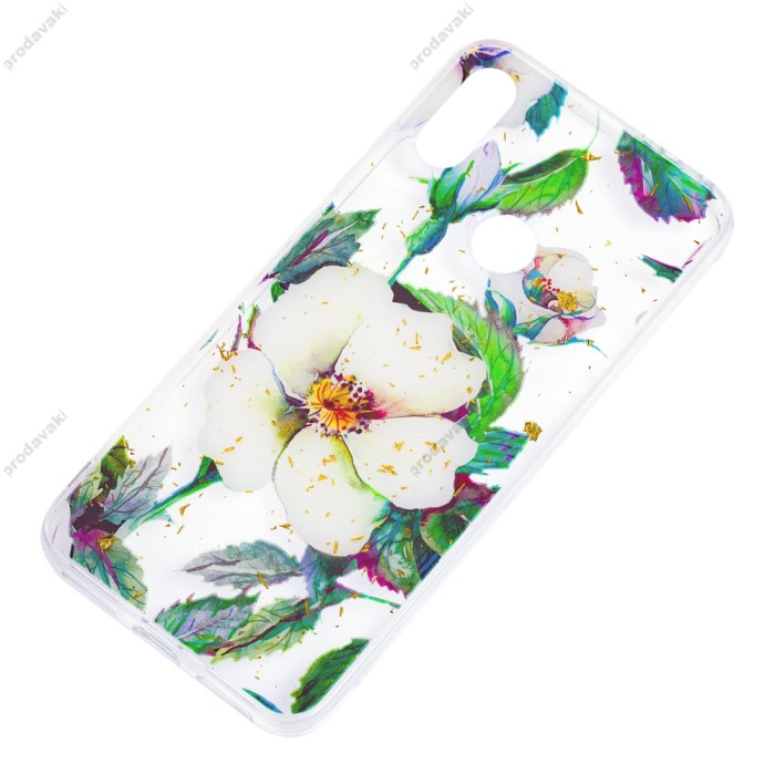 Чохол для Xiaomi Redmi Note 7 Flowers Confetti "шипшина"