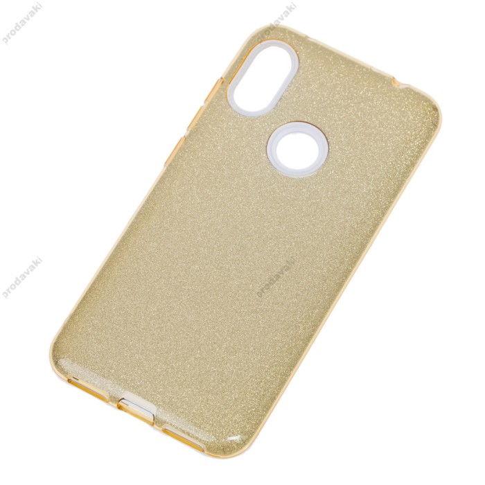 Чохол для Xiaomi Redmi Note 6 Pro Shining Glitter з блискітками золотистий