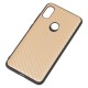 Чохол для Xiaomi Redmi Note 6 Pro hard carbon золотистий