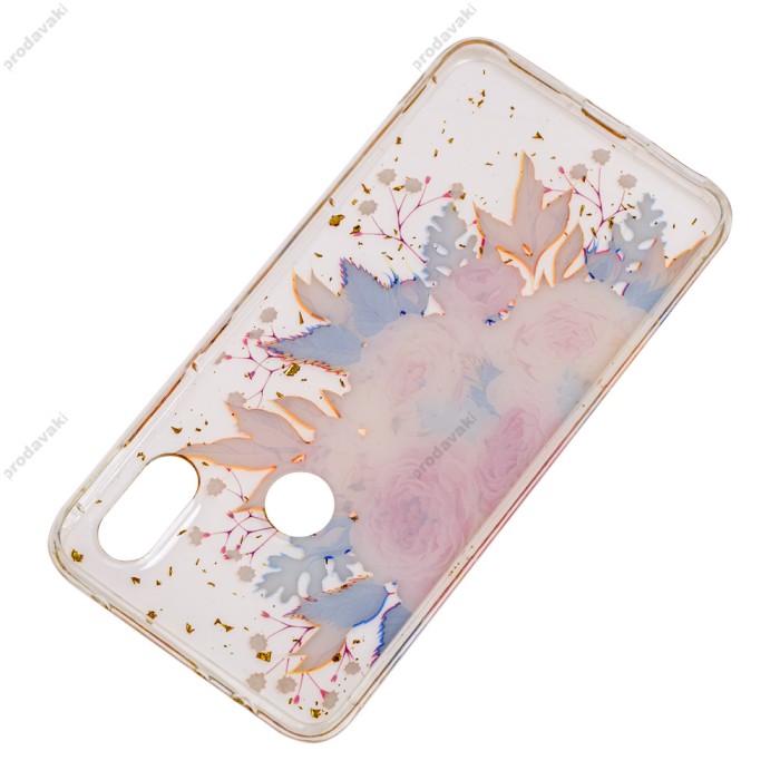 Чохол для Xiaomi Redmi Note 6 Pro Flowers Confetti "кущова троянда"