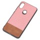 Чохол для Xiaomi Redmi Note 6 Pro Hard Textile рожево-коричневий
