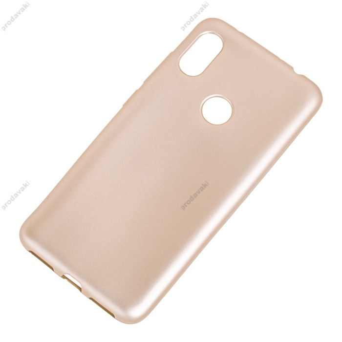 Чохол для Xiaomi Redmi Note 6 Pro Soft матовий золотистий