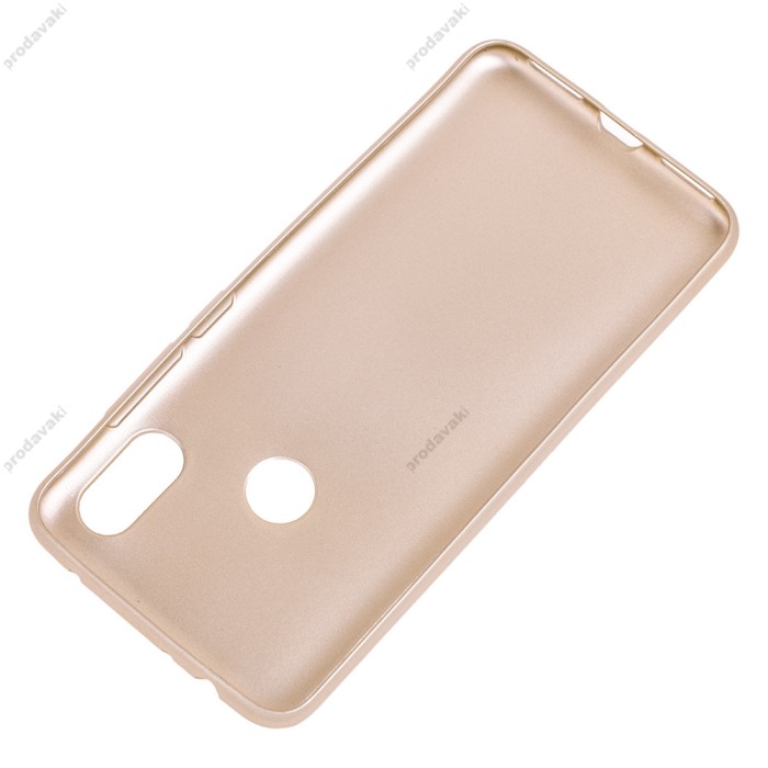 Чохол для Xiaomi Redmi Note 6 Pro Soft матовий золотистий