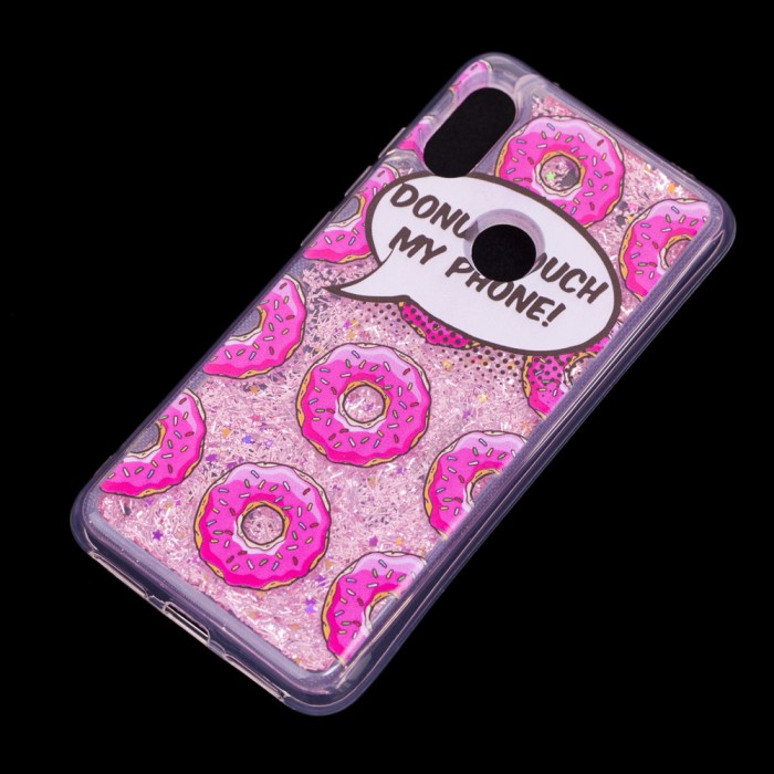 Чохол для Xiaomi Redmi Note 6 Pro Блискучі вода Fashion "Donut"