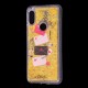 Чохол для Xiaomi Redmi Note 6 Pro Блискучі вода Fashion золотистий "Хохо"