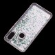 Чохол для Xiaomi Redmi Note 6 Pro блискітки вода світло-рожевий "геометрія"