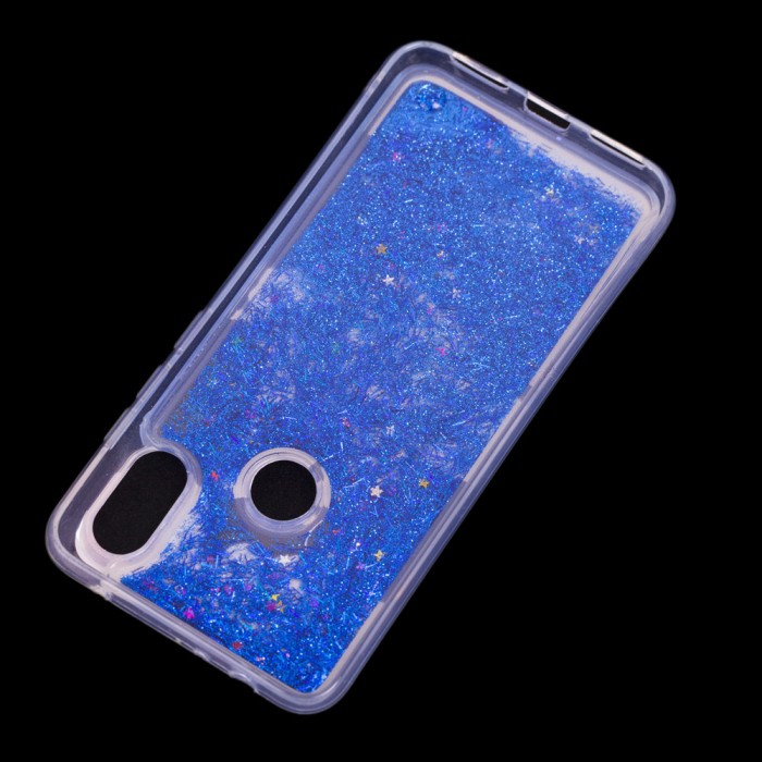 Чохол для Xiaomi Redmi Note 6 Pro Блискучі вода Fashion "Ажур"