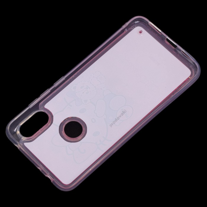 Чохол для Xiaomi Redmi Note 6 Pro Блискучі вода Fashion "Kitty"