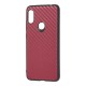 Чохол для Xiaomi Redmi Note 6 Pro hard carbon бордовий