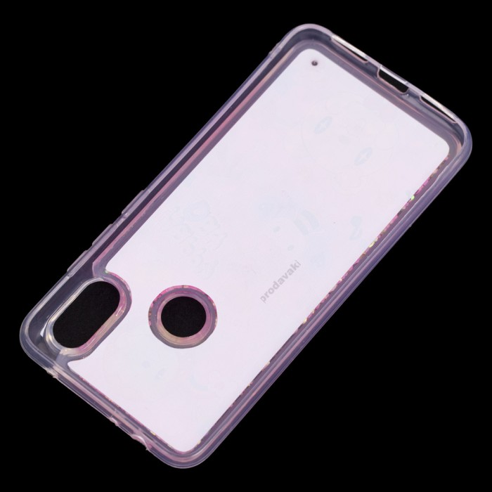 Чохол для Xiaomi Redmi Note 6 Pro Блискучі вода Fashion "Happy Day"