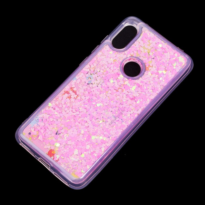 Чохол для Xiaomi Redmi Note 6 Pro Блискучі вода Fashion "Happy Day"