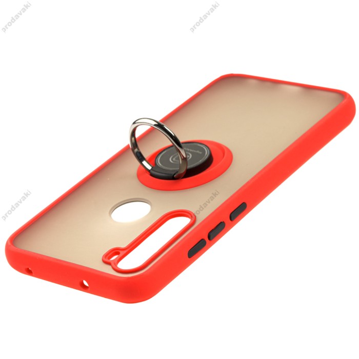 Чохол для Xiaomi Redmi Note 8T LikGus Edging Ring червоний