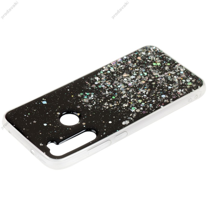 Чохол Xiaomi Redmi Note 8T Confetti Metal Dust білий